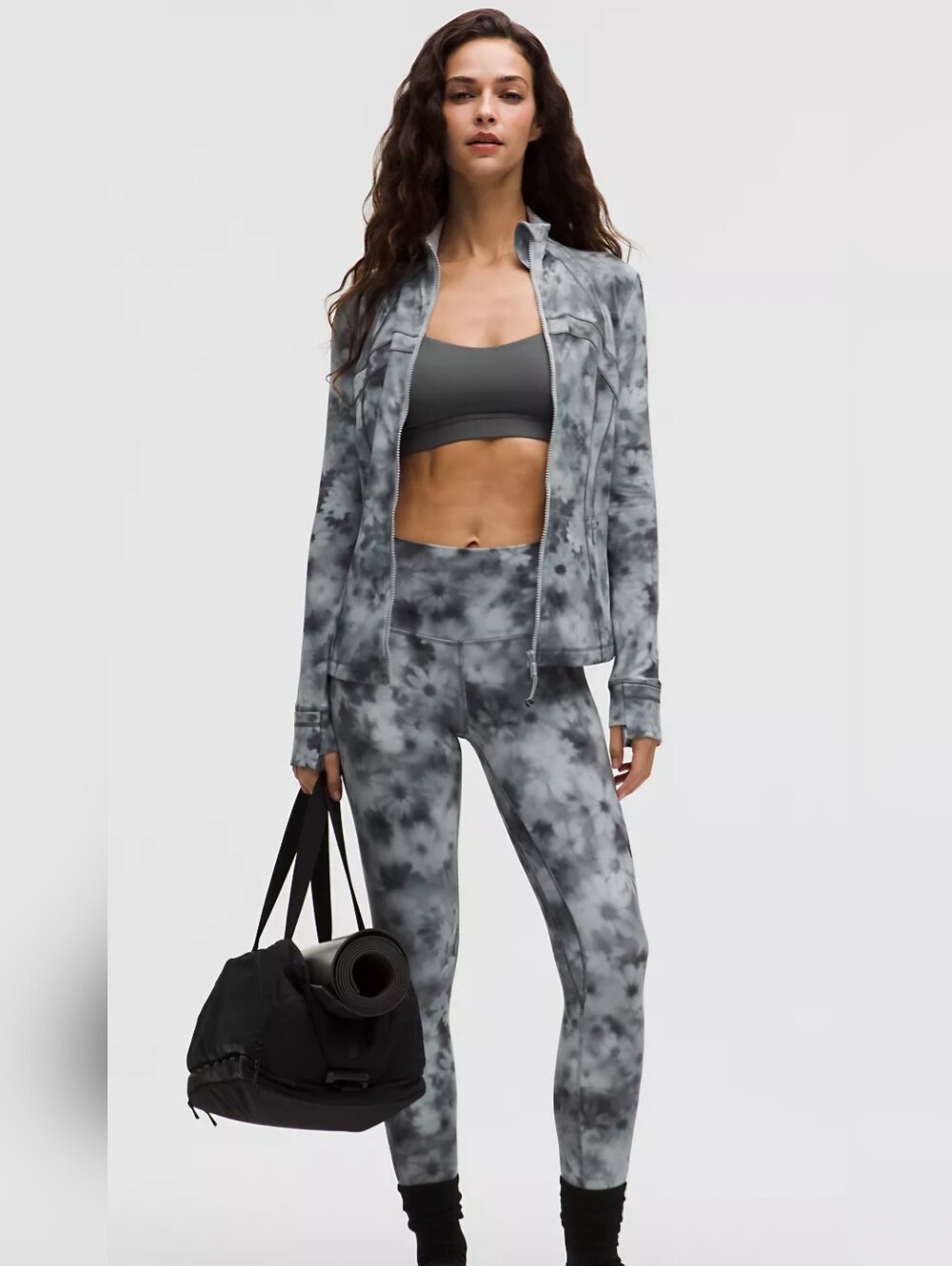 NWT lululemon Set Define Jacket & Align High-Rise Pant 25" Grey Women's Size 4